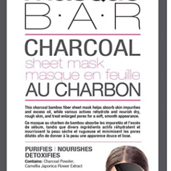 Masque Bar - Charcoal Sheet Mask Purify Detoxify x2 (3 masks a box) - Picture 3 of 3